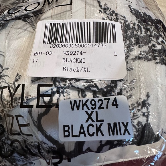 Umgee Black and White Scenic Print Midi Dress - Picture 6 of 7